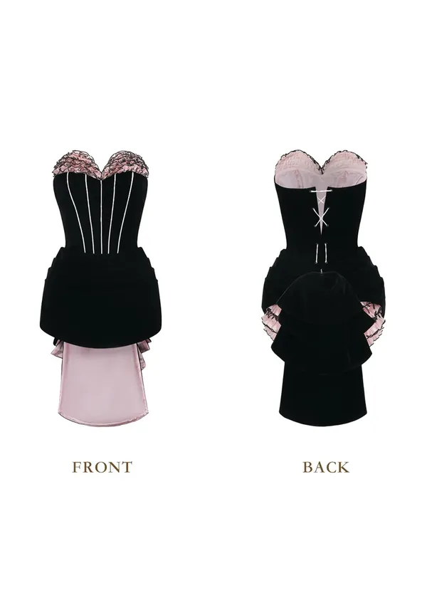 New LaceMade *Discontinued* Dream Lover Corset Dress Size L - Image 4