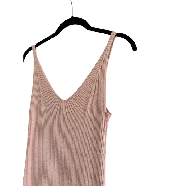 Amazon RSIV Sleeveless Sweater Dress Beige Size Medium - Image 2