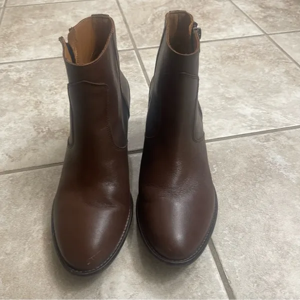Hunter Women's Refined Zip Boot‎ Leather Bitter Chocolate US 8.5 - Image 5