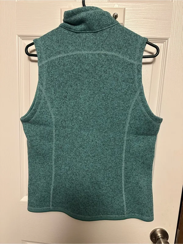 Patagonia Teal Full-Zip Fleece Vest - Image 4
