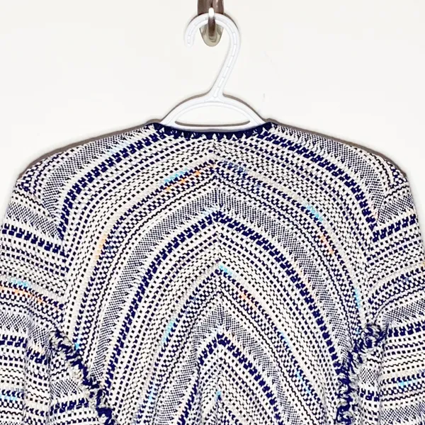 Lucky Brand Pottery boho fringed cardigan sz S - Image 5