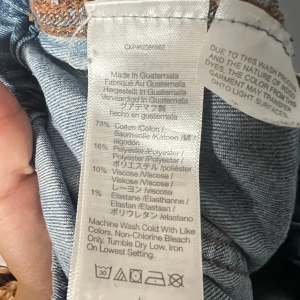 Madewell Pull On Jeans Women's Small Blue Light Wash Relaxed - Image 6