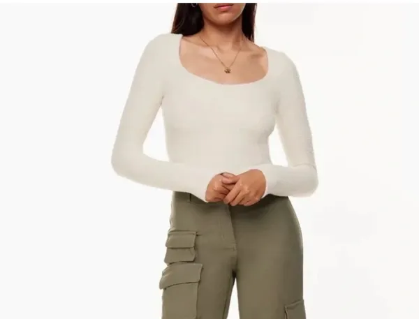 Aritzia hush knit ribbed Wilfred Sweater - Image 5