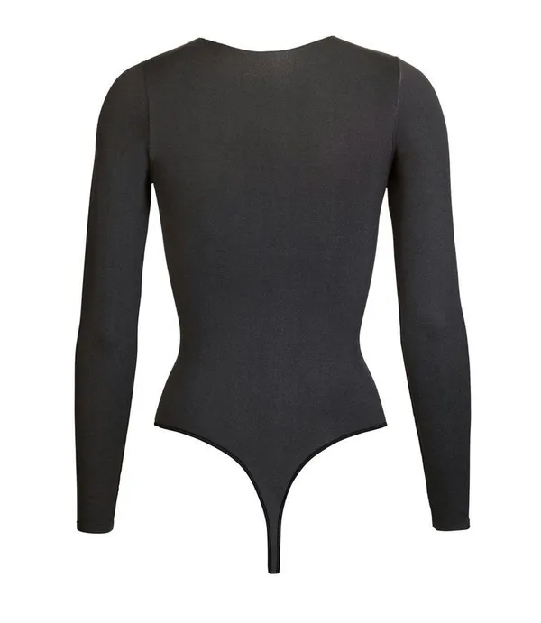SKIMS Essential Crew Neck Long Sleeve Bodysuit - Image 5