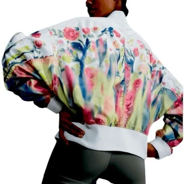NIKE Sportswear Artist Collection Bomber Jacket Sail White Size L NEW - Image 4