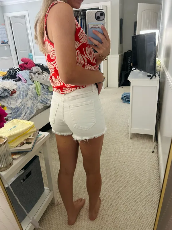KanCan USA White Jean shorts - Image 4