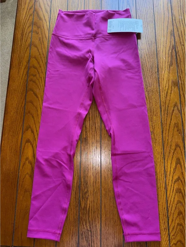 Lululemon Wunder Train High Rise 25” Magenta Purple Size 6 NWT - Image 2