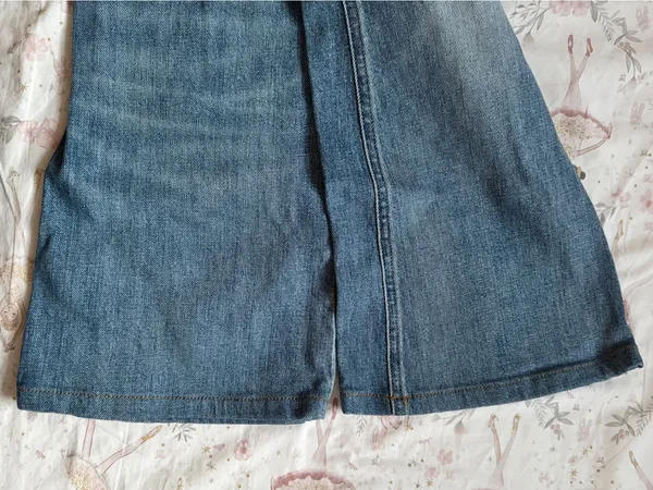 Aritzia Denim Forum Marianne Flare Jeans Size 25 Distressed Medium Wash - Image 8