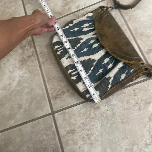 Myra Bag Seeker Leather Crossbody shoulder Handbag Canvas‎ Purse Aztec - Image 6
