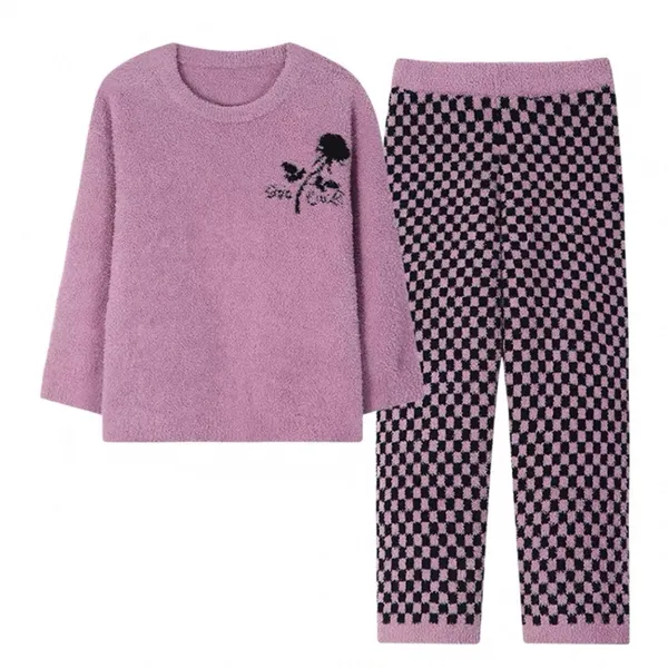 Y2K Women’s loungewear Set with Rose Print - Image 8