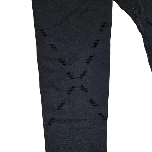 Ivy‎ Park Black Compression Seamless Cropped Leggings Cutout Design XXS - Image 7