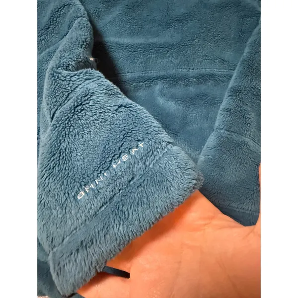 Columbia Size XL Omni Heat Full Zip Fleece‎ Blue Jacket Outdoors Winter Women - Image 10