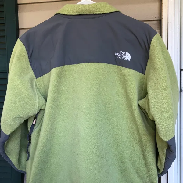Green and gray the north face Denali Coat - Image 8
