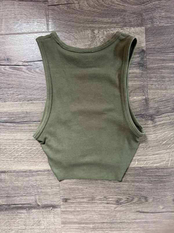 Aritzia TNA Green Tank Top - Image 3