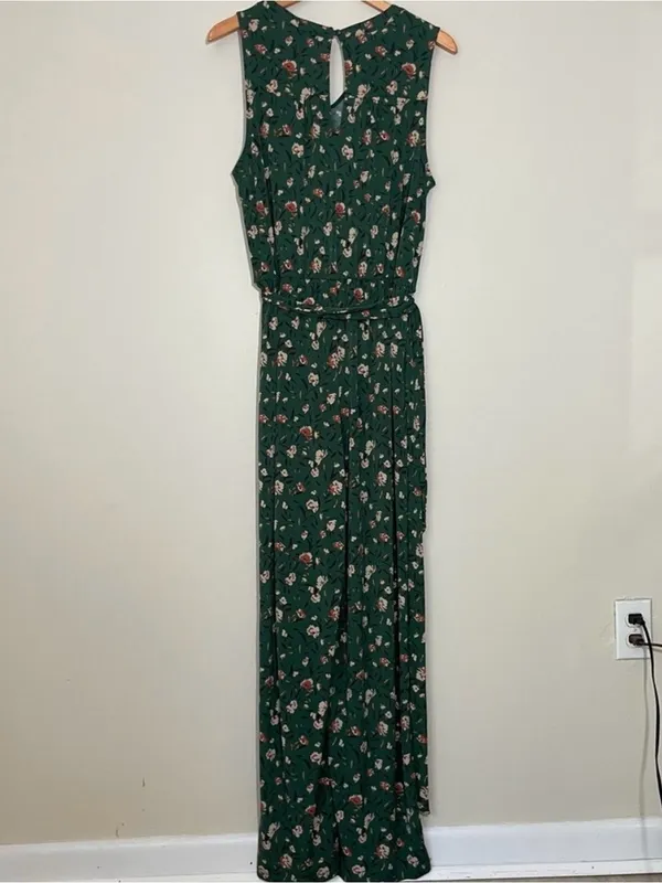 Baltic Born Grove Tank Jumpsuit Green Floral - Image 11