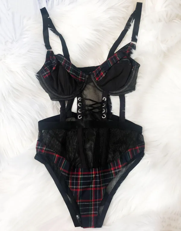 Teddy Lingerie Black - Image 4