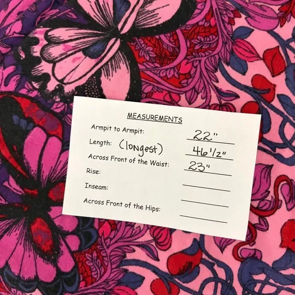 Alexandra Farmer ANTHROPOLOGIE Whimsy Flannel Sleep Dress Floral Butterfly M - Image 14