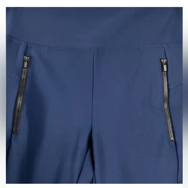 Athleta Stella Tight Leggings Navy Blue Zip Pockets Sz Small Ankle Stretch Pant - Image 7
