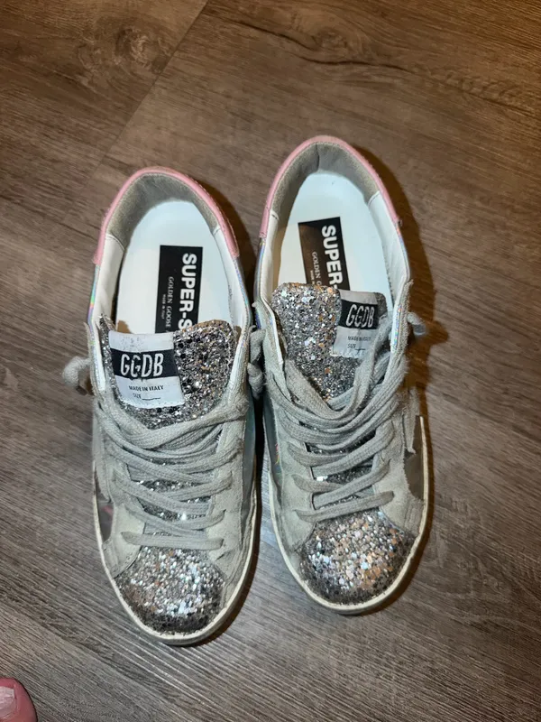 Golden Goose Superstar Sneakers 39 Glitter - Image 7