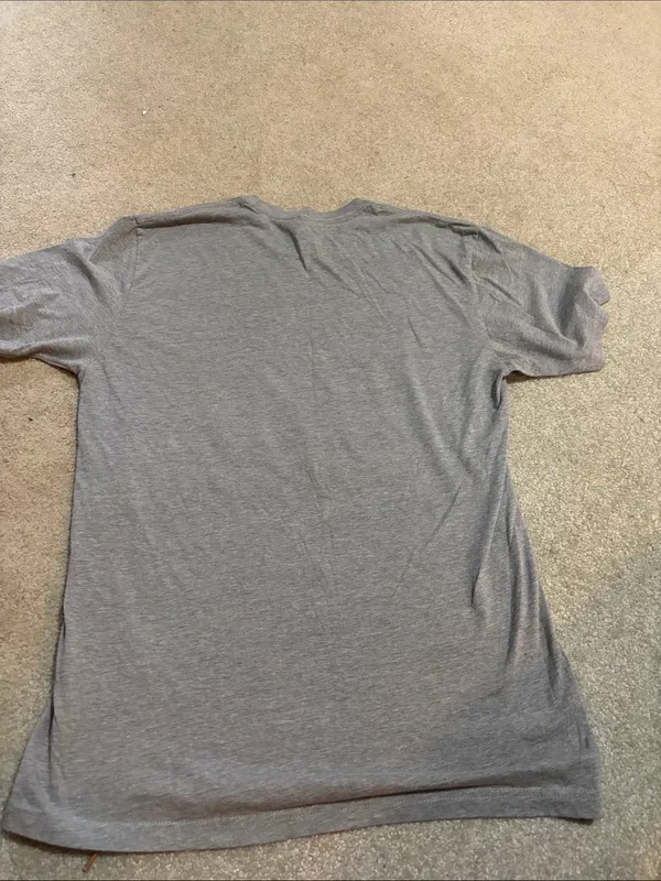 Gildan Gray Tee with 'EAT SLEEP TEACH REPEAT' White Block Text - Image 3