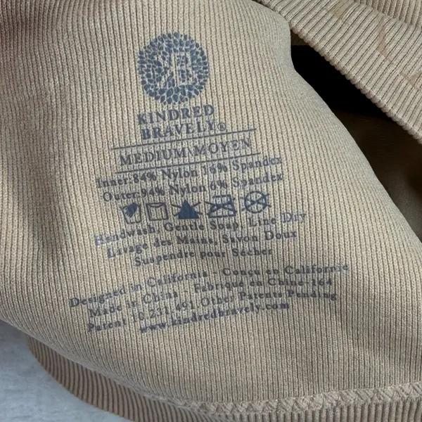 Kindred Bravely Sublime Hands-Free Pumping Nursing Bra Beige‎ Medium Wireless - Image 4