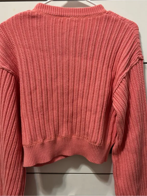Free People All Yours Cardigan Pink - Image 3