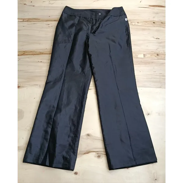 Ann Taylor Curvy Fit Pants Womens 12 Gray Wool Blend Lined Dress Trousers Work - Image 9