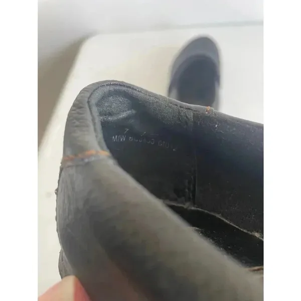 Women's BOC Black Leather Clogs Size 7‎ GUC! - Image 7