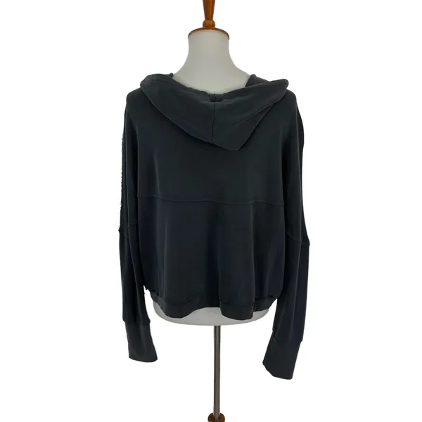 AS Revival Black Slouchy Hoodie Long Sleeve‎ Pullover Loungewear Small - Image 4