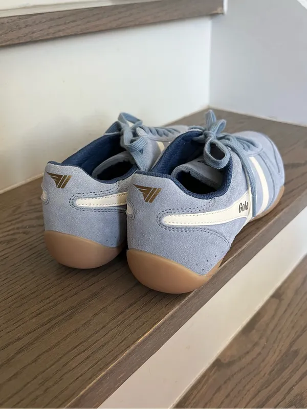 Gola Suede Chase Sneakers in Blue Air / Off White / Moonlight / Gum NWOB - Image 6