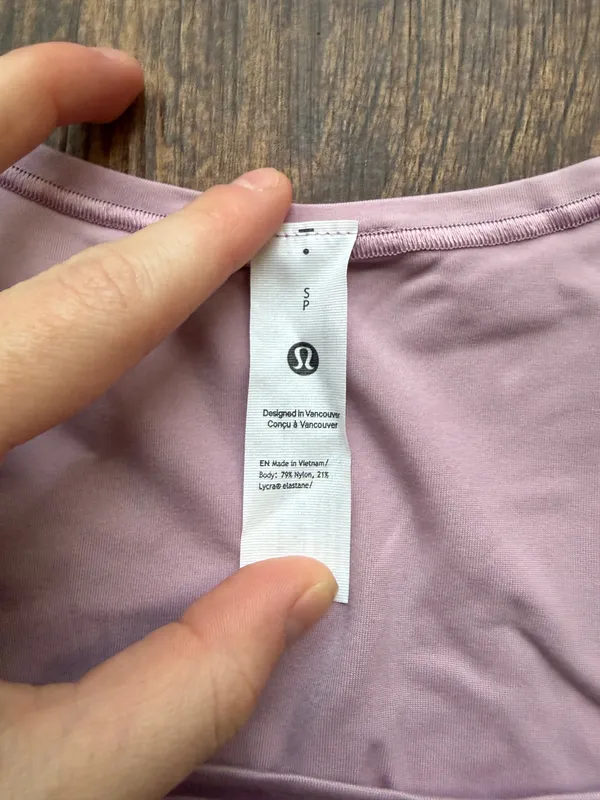 NWT Lululemon Pink Haze Nulu Wundermost Square Neck Sleeveless Bodysuit - Size S - Image 3