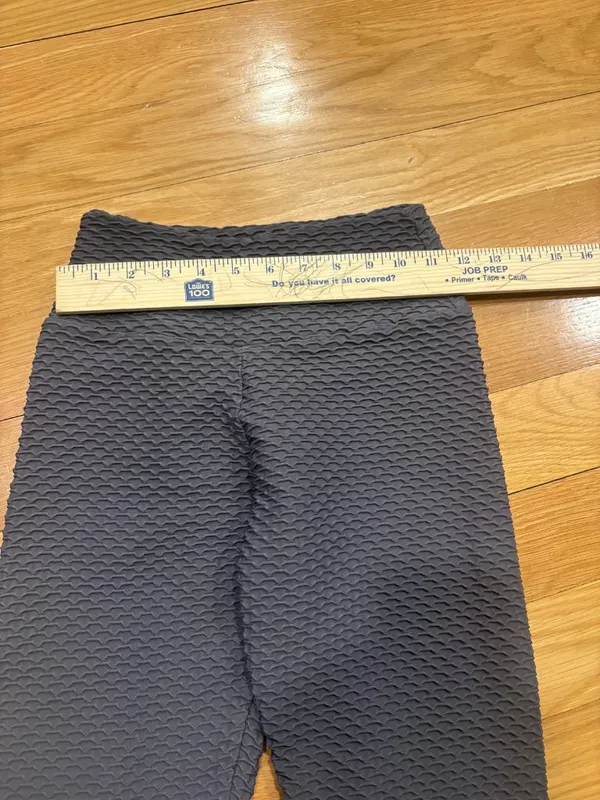 Booty by brabants Size One size fits all Women's Black Textured Activewear Leggi - Image 3