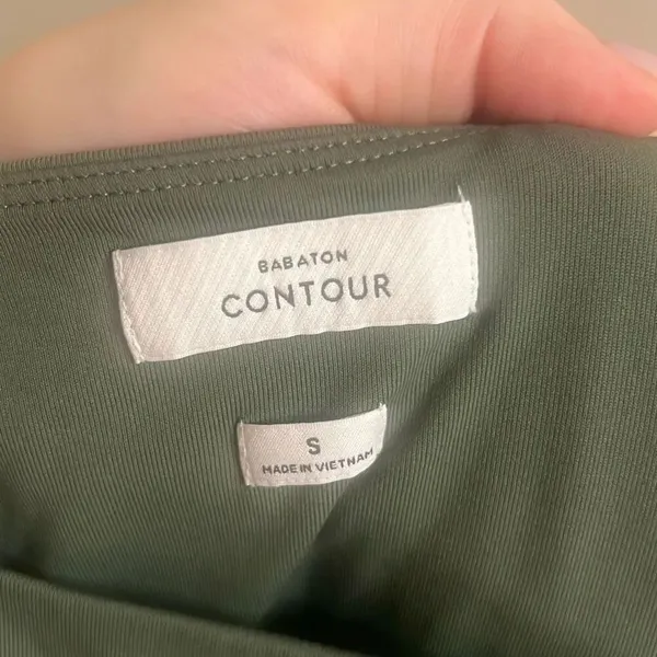 ✨Babaton Contour Squareneck Green Sz Small Romper✨ - Image 11