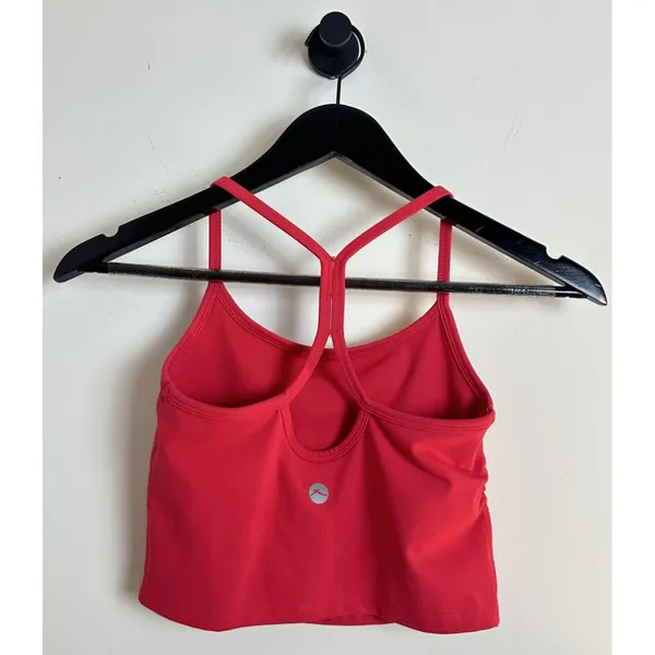 Nordstrom X BY GOTTEX Cropped Cami Tank in Hot Pink Size X-Small - Image 4