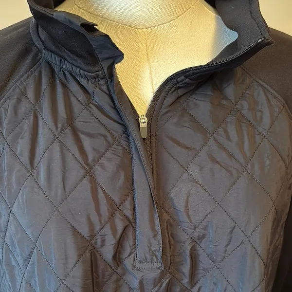 Avia Black Boxy Polo Sweatshirt - Image 6