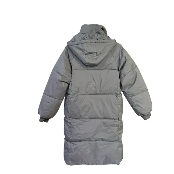 Go.G.G Classic Hooded Long Puffer Jacket Coffee Sz S NWT - Image 3
