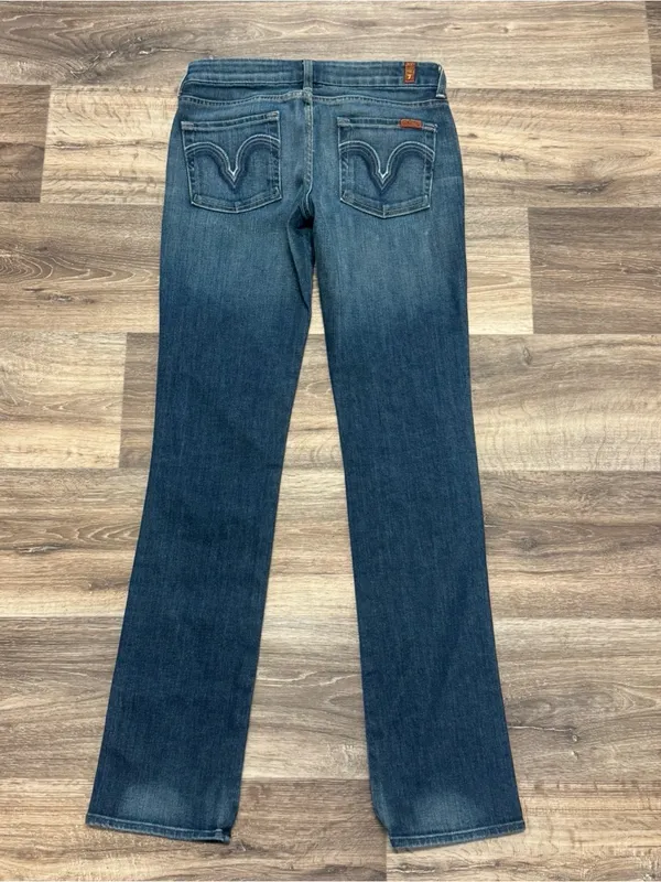 7 For All Mankind Kate Straight Leg Jeans Women’s 28 - Image 4