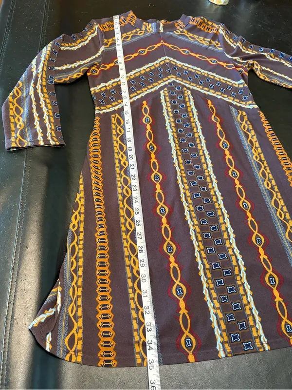 Free People Vintage Inspired Stella Printed Mini Dress size Medium. - Image 14