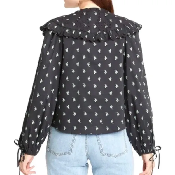 Universal Threads Balloon Long Sleeve Button-Down Shirt - Image 2