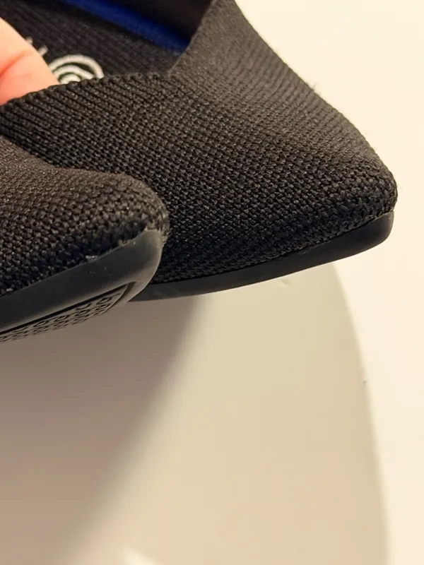 Authentic Rothy's The Point Flats Pointed Toe Flat Shoes black, Sz 6.5US(fits 6) - Image 10