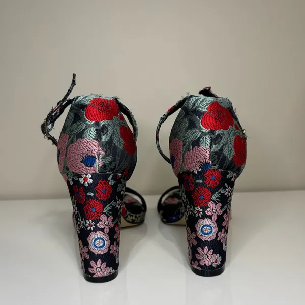 Madden Girl Bella Floral Embroidered Block Heels - Image 4