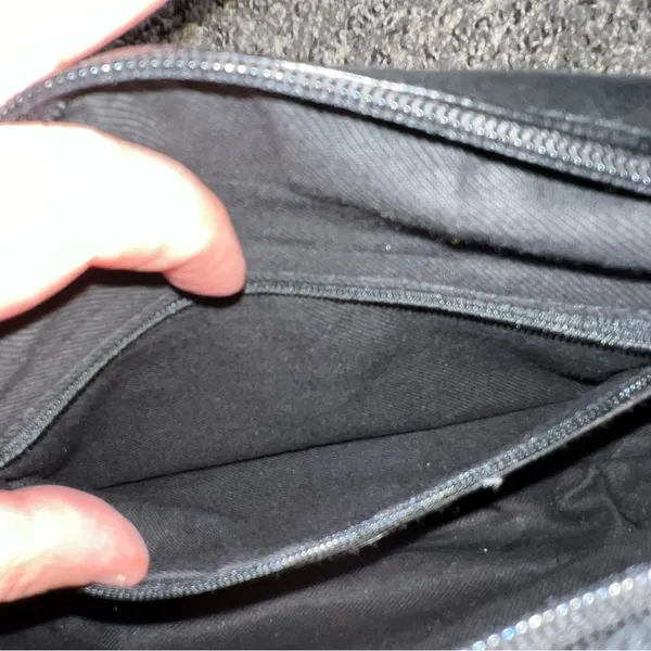 Daniella Bag Vintage Black Vegan Leather‎ Quilted Crossbody Chain Purse - Image 14