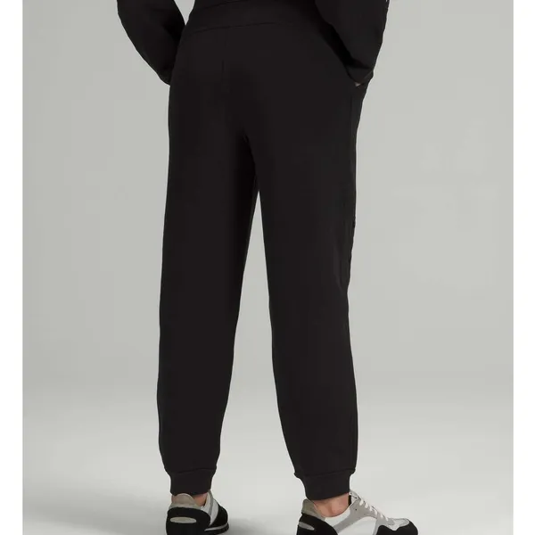 Lululemon Womens Braided Detail High Rise Joggers Size 6 Black Lounge Comfort - Image 12
