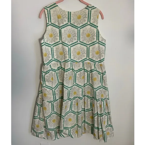 Brook Wright Floral Sundress size medium‎ Green - Image 6