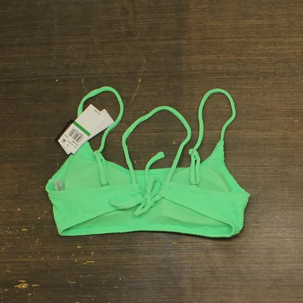 NWT Salt + Cove Juniors Rib Scrunch Scoop-Neck Bikini Top Mint Tea Green L - Image 6