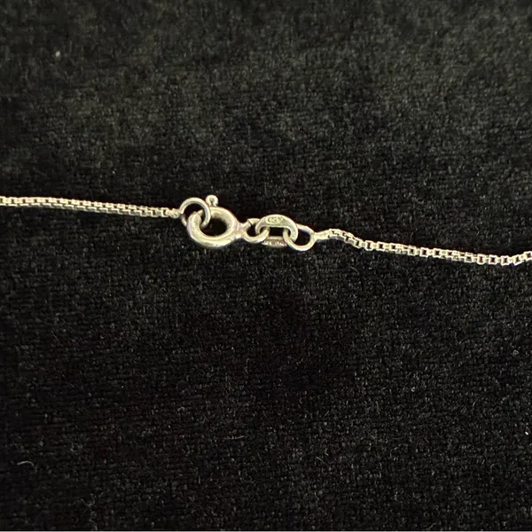 Custom "JULIA" Sterling Silver Block Name Necklace 20” - Image 5