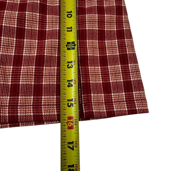 Brandy Melville Multicolor Plaid Mini Skirt Women's One Size | 37-4 - Image 8