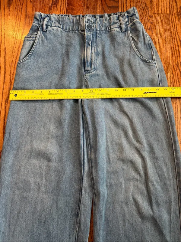 YFB Young Fabulous & Broke Wide Leg Tencel Modal Jeans Size S - Image 9