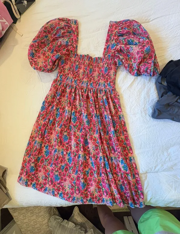Zara Puff Sleeve Dress - Image 2