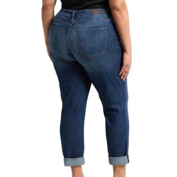 Kut from the Kloth Carrie Boyfriend Jeans Medium Wash Mid Rise Women’s Size 18W - Image 2